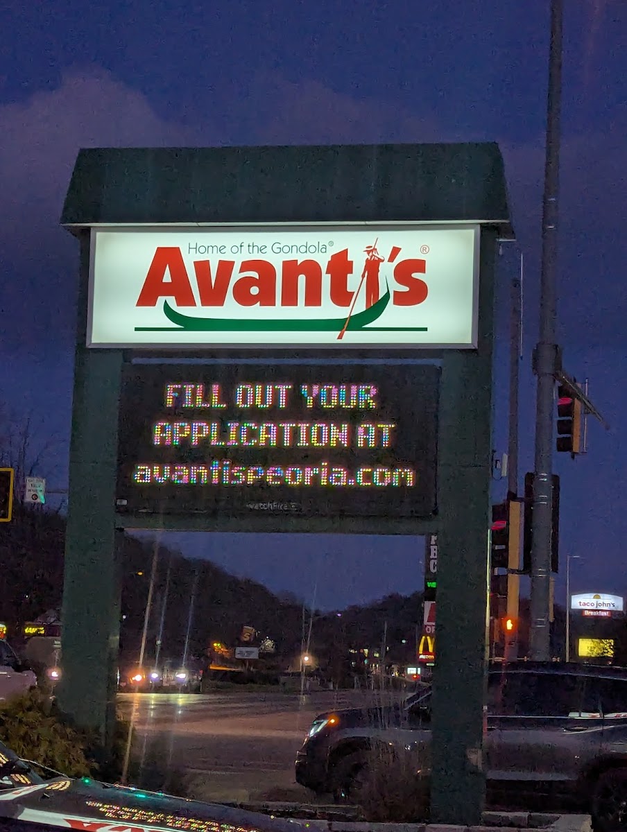 Avanti's Italian Restaurant - East Peoria